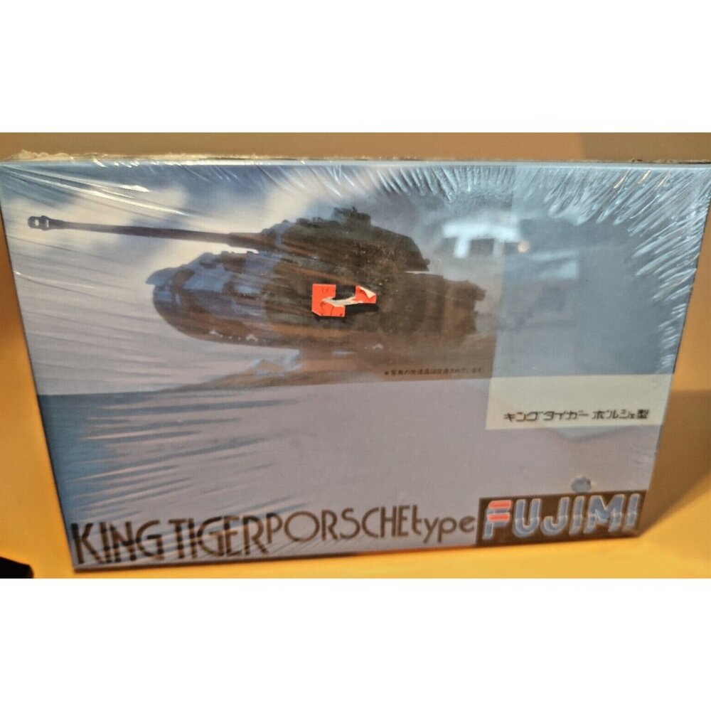 Fujimi  Model #22 King Tiger Tank Porche Type Unopened Box 1988